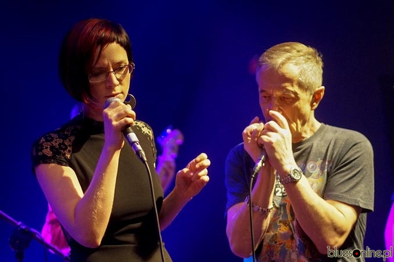 Adrianna Pływaczewska i Janusz Nowowsiak debiutowali w nowym białostockim zespole bluesowym - Gęsia Skórka