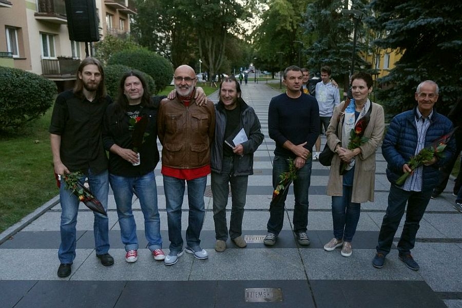 Aleja Bluesa w Białymstoku. Odsłonięcie nowych tabliczek - 17 września 2016