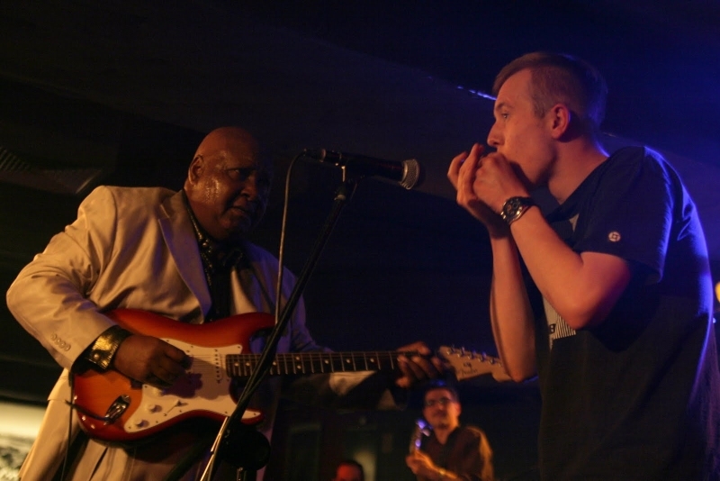 Arthur Adams i Jacek Karpowicz during 51. Warsaw Blues Night by Grzegorz Ciszewski