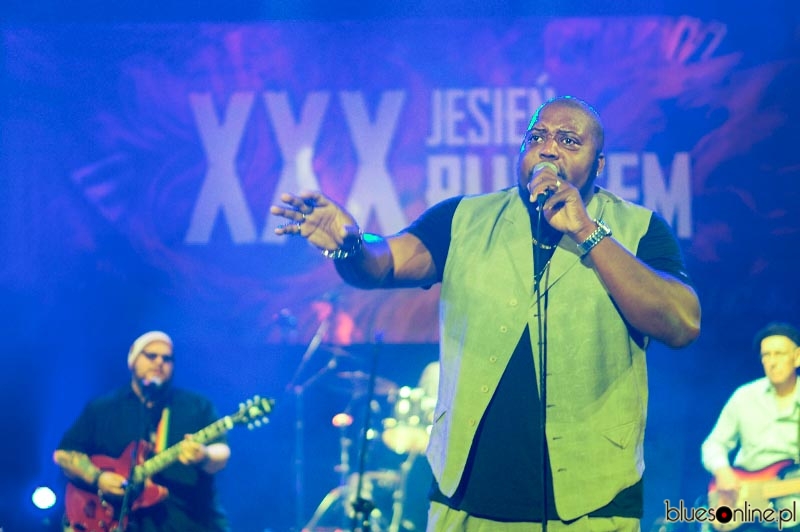 Sugaray Rayford at Jesień z Bluesem 2014 festival, Poland