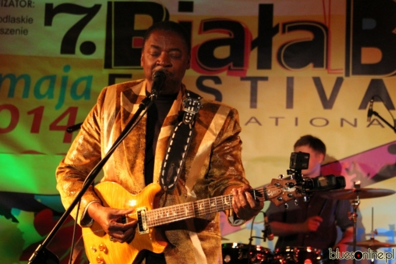 Alvon Johnson at VII Biała Blues Festival