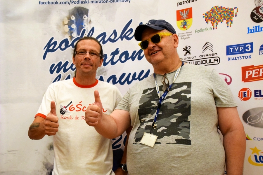 Tomasz Zielik i Marek Gąsiorowski zapraszają do kibicowania Podlaskiemu Maratonowi Bluesowemu