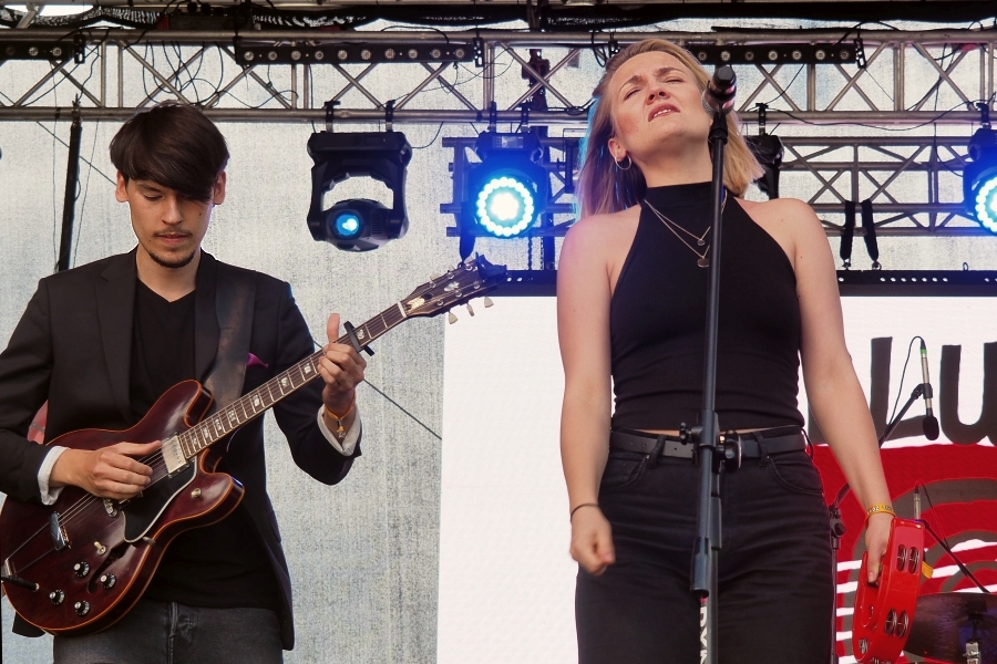 Adam Baran i Pola Chobot na Suwałki Blues Festival 2019